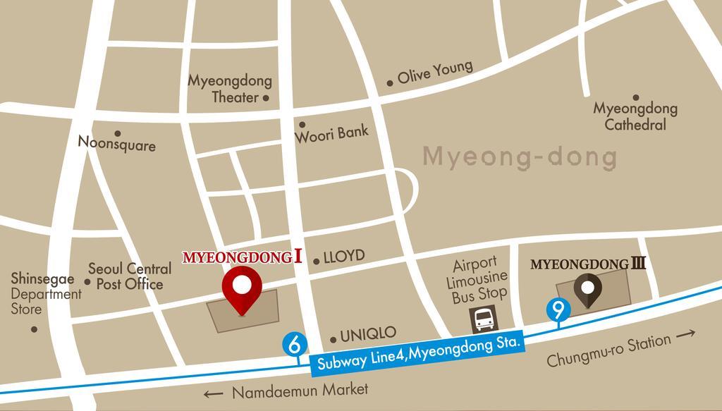 Hotel Skypark Myeongdong 1 Seul Zewnętrze zdjęcie